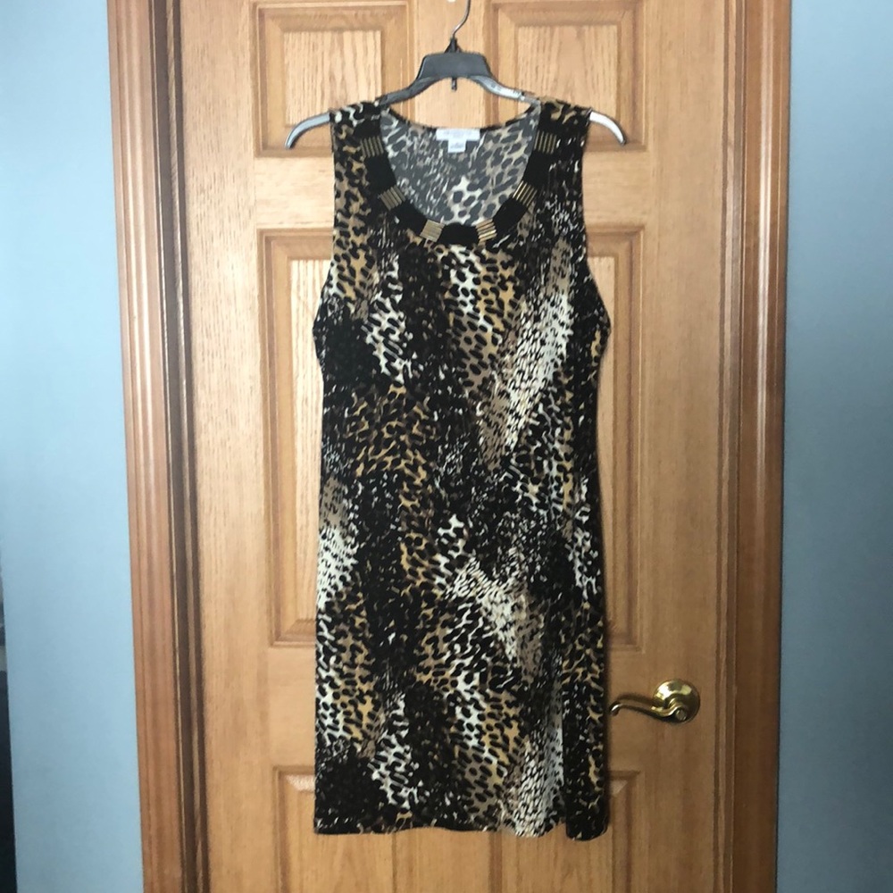 Leopard print dress